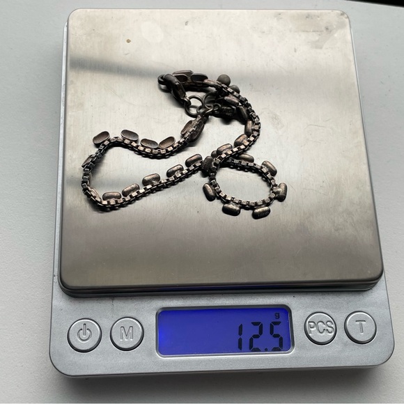 Vintage Sterling Gupta Anklet Bells Bracelet - Picture 8 of 9